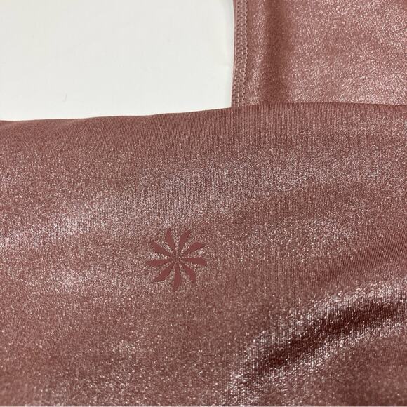 Athleta | Elation Shimmer Leggings in Powervita Cinnamon Color XS PETITE - Picture 6 of 6